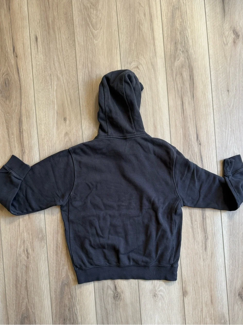 Nike Men's faded black hoodie